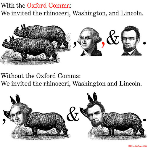 The Oxford Comma by Eric Edelman